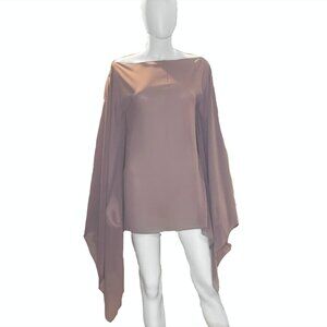 Dark Pink Scarf Dress / Top Universal Use